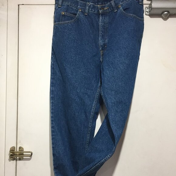 VINTAGE LEE HIGH RISE JEANS SIZE 34 - Picture 2 of 6